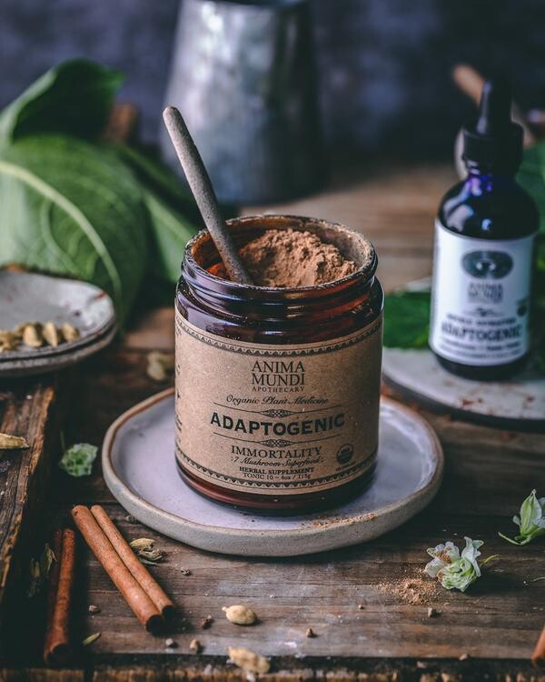 ADAPTOGENIC Powder : 7 Mushrooms + Heirloom Cacao