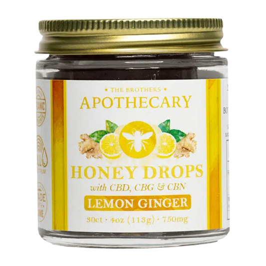Lemon Ginger Honey Drops | CBD Gummy