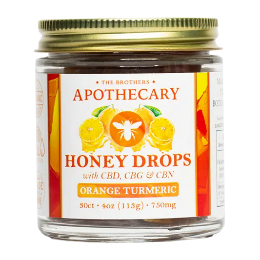 Orange Turmeric Honey Drops | CBD Gummy