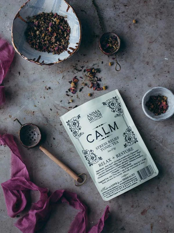Calm Stress Relief Tonic Tea